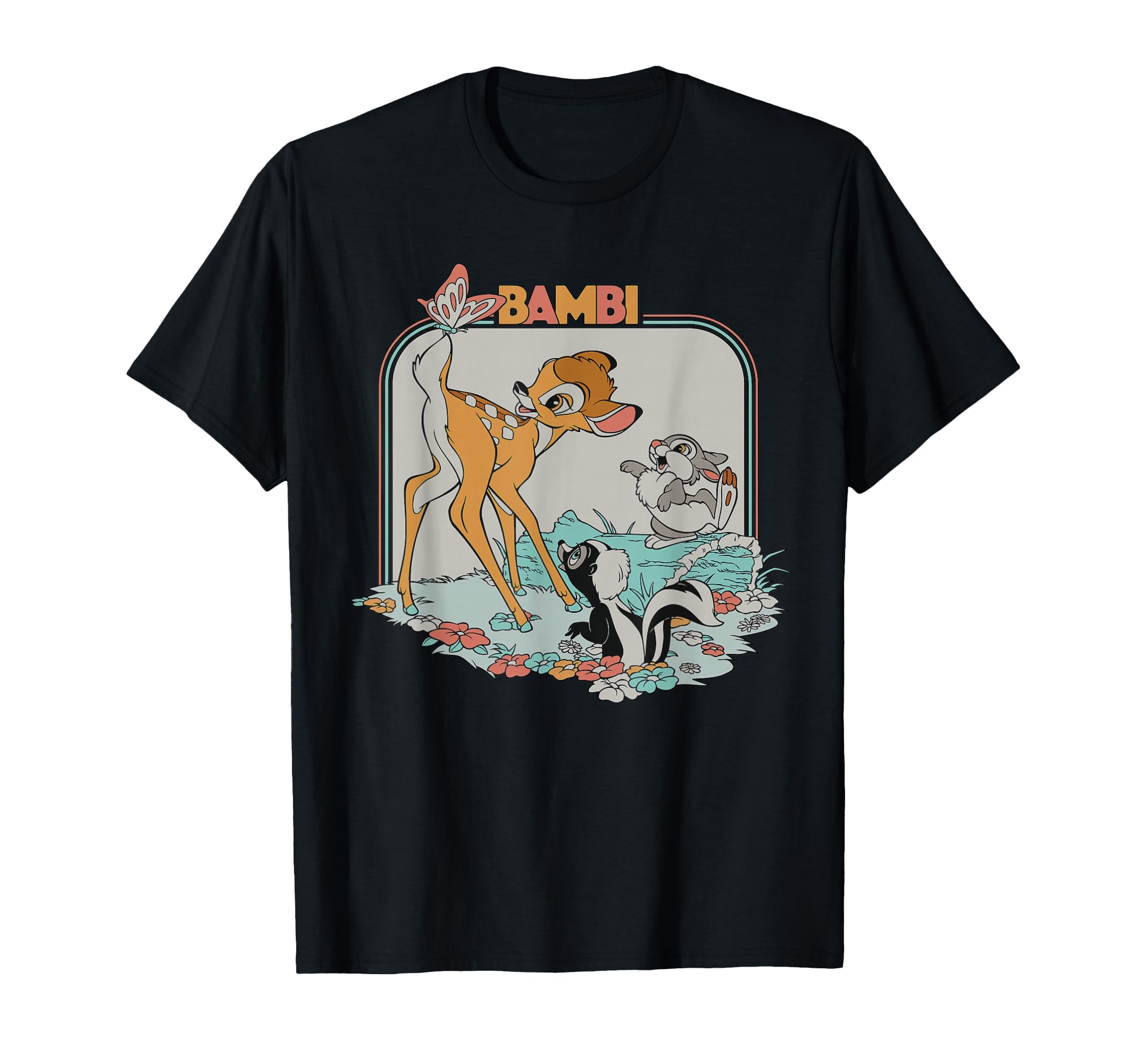 Amazon.com: Disney Bambi Movie Retro T-Shirt