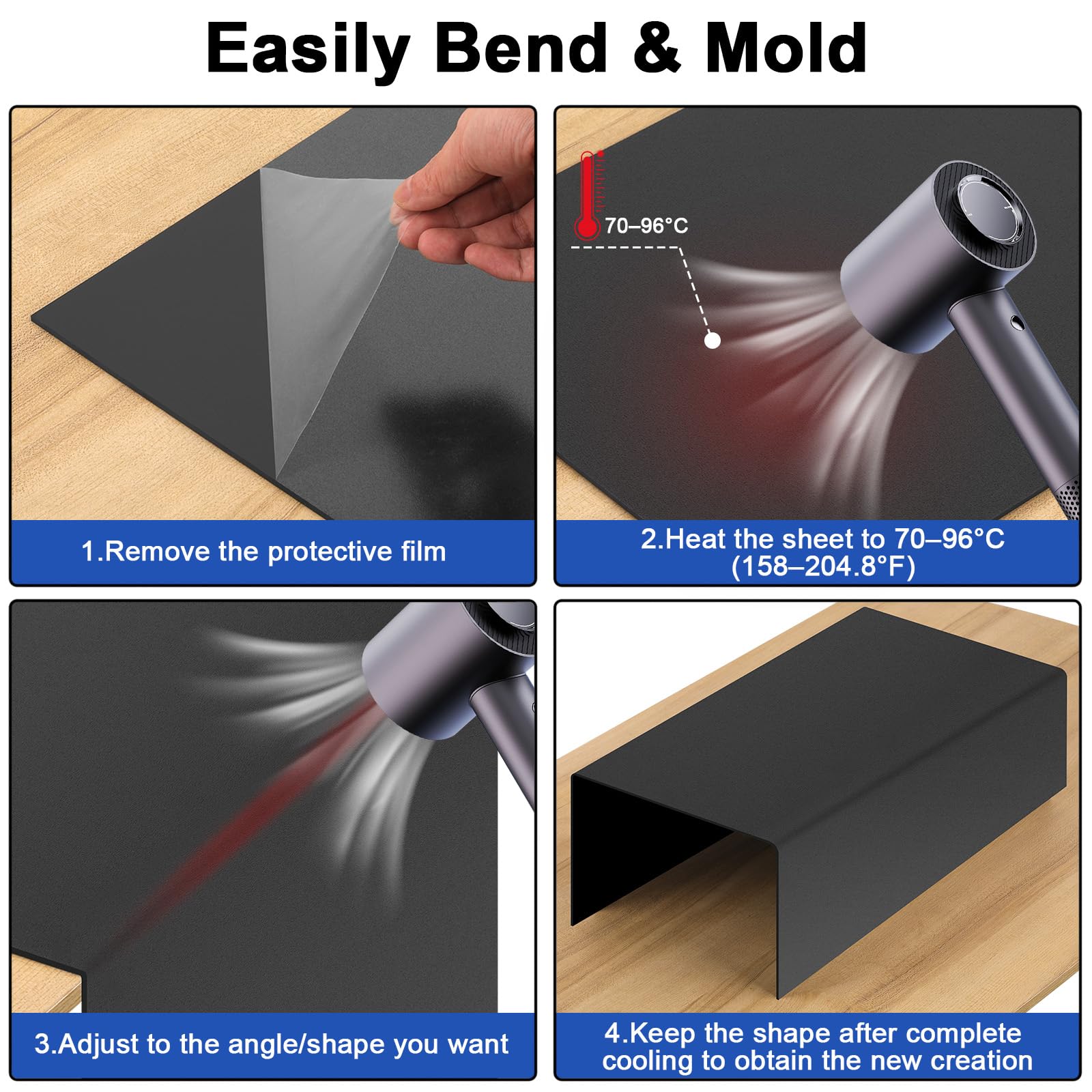 Black ABS Plastic Sheets - Upgrade Your Projects -4