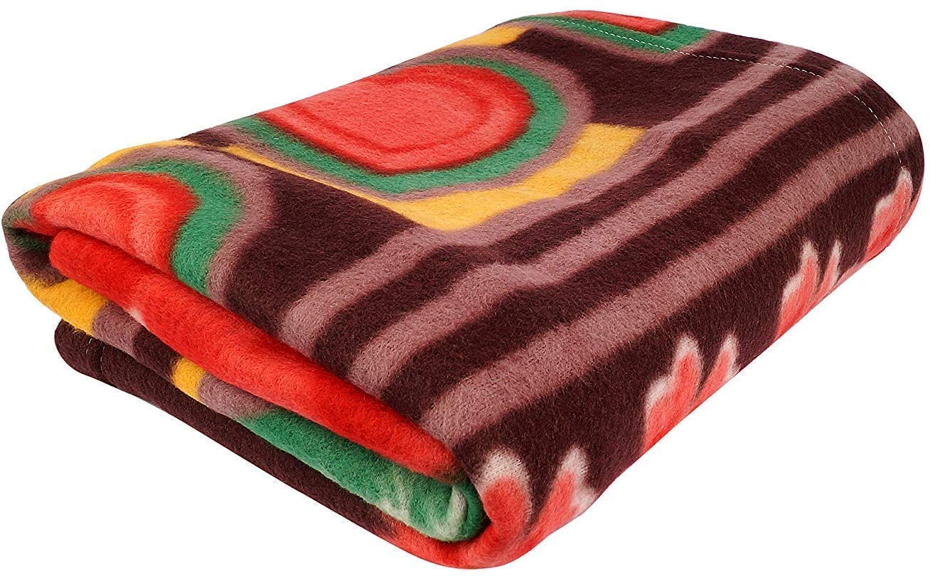 MORADO® Woolen Fabric 200 TC Double Bed Quilt Cover/Duvet Cover/Rajai Cover/Blanket Cover for Winters (90X100 Inches, Multicolor)-image-24
