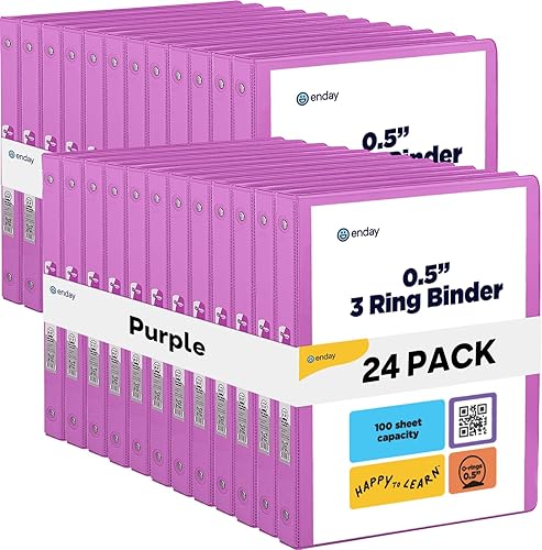 Vista 141 de Carpeta de 3 anillos de 1 pulgada, cubierta transparente de 1 pulgada con 2 bolsillos interiores, carpetas de anillos redondos de colores, en gris