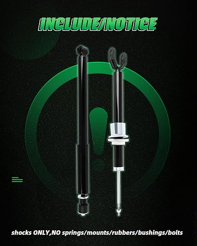 Miniatura 4 de SCITOO - Amortiguadores delanteros traseros para Mercedes-Benz se adapta a 2003-2005 para Mercedes-Benz E320,2006 para Mercedes-Benz E350