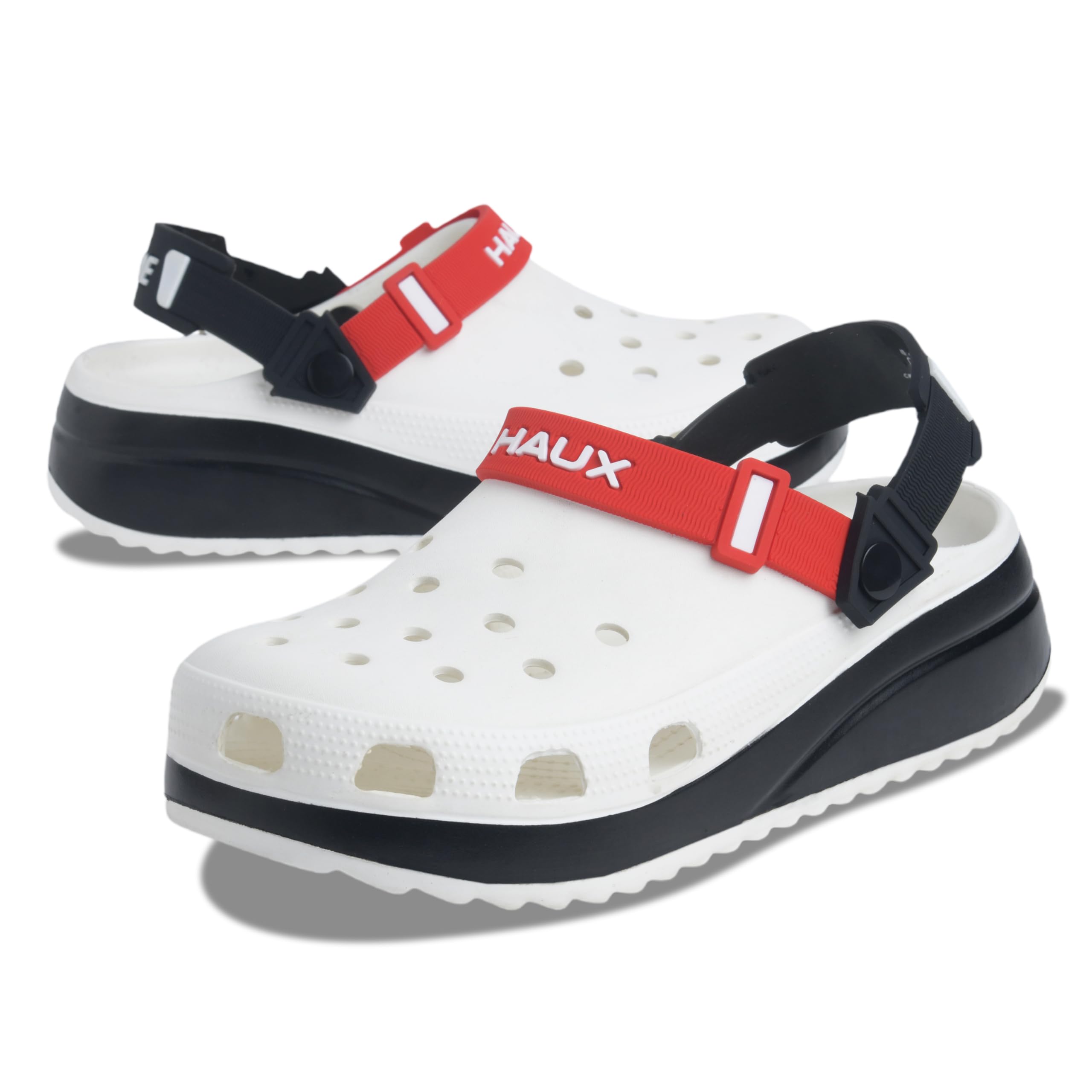 haux Classic Ultra Soft Clogs/Sandals with Adjustable Back Strap| Comfortable & Lightweight| Stylish & Anti-Skid| Indoor & Outdoor Casual Sports Mules Boys-picture-50
