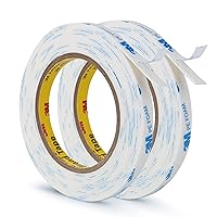 Vista 14 de 3M Cinta de Doble Cara 0.39"×16.5 pies, Cinta de Pared de Doble Cara sin Daño, Cinta de Montaje de Espuma de PE Resistente Extraíble Impermeable