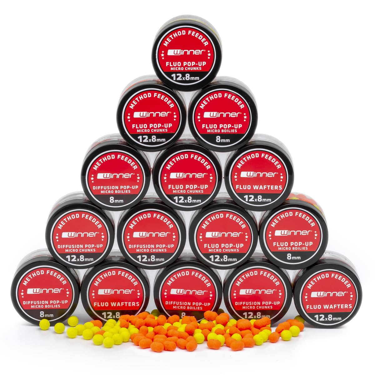 Tandem Baits Box XXL Method & Feeder – Set De 16 Appâts Hook Baits Pour Pêche à La Carpe, Saveurs Variées Et Efficaces Pour Gros Poissons