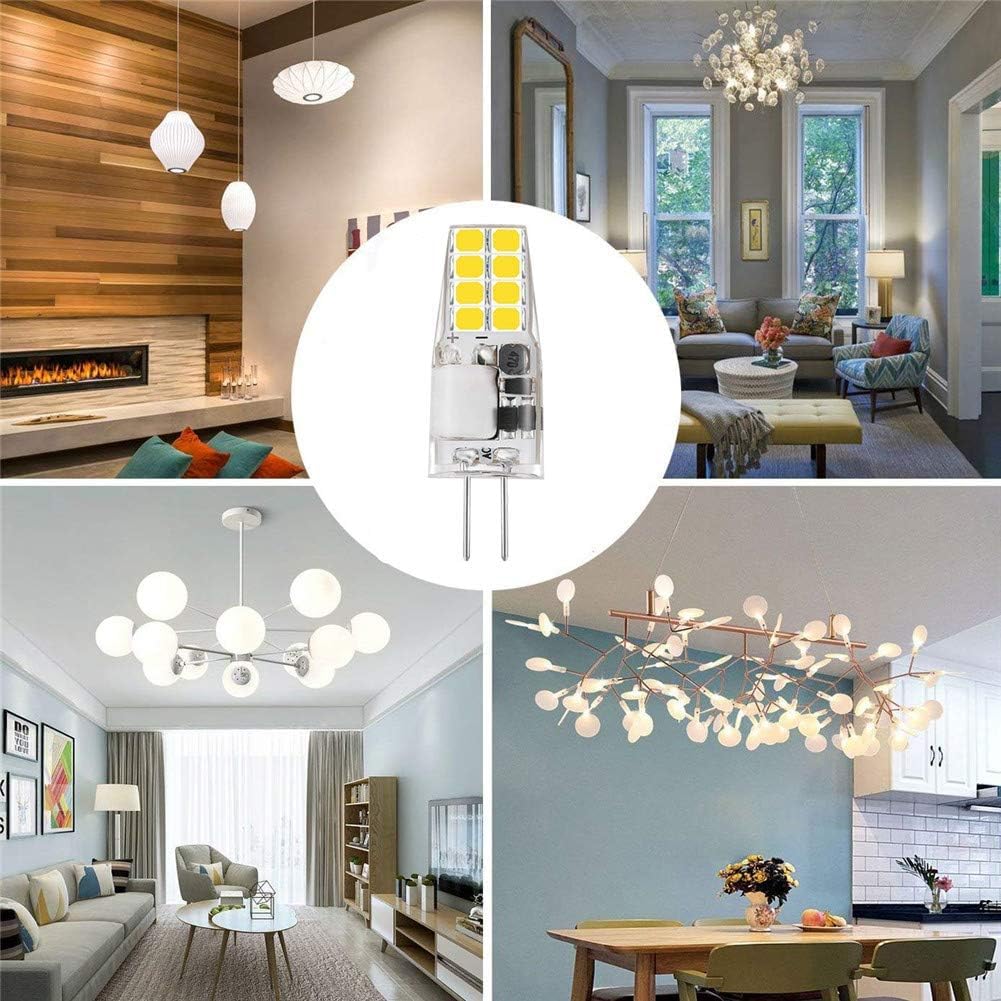 Faretti a soffitto a LED, Lampadine for cappa da cucina Lampadine a LED Lampadine for casa Lampadine a LED G4 Lampadine da bagno Lampadine notturne Lampadina da bagno 2w,Bianco freddo-5pack ( Color :