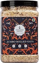 MONSOON HARVEST Wingreens Harvest Jumbo Rolled Oats 1.2KG, Gluten-free oats with High Fiber