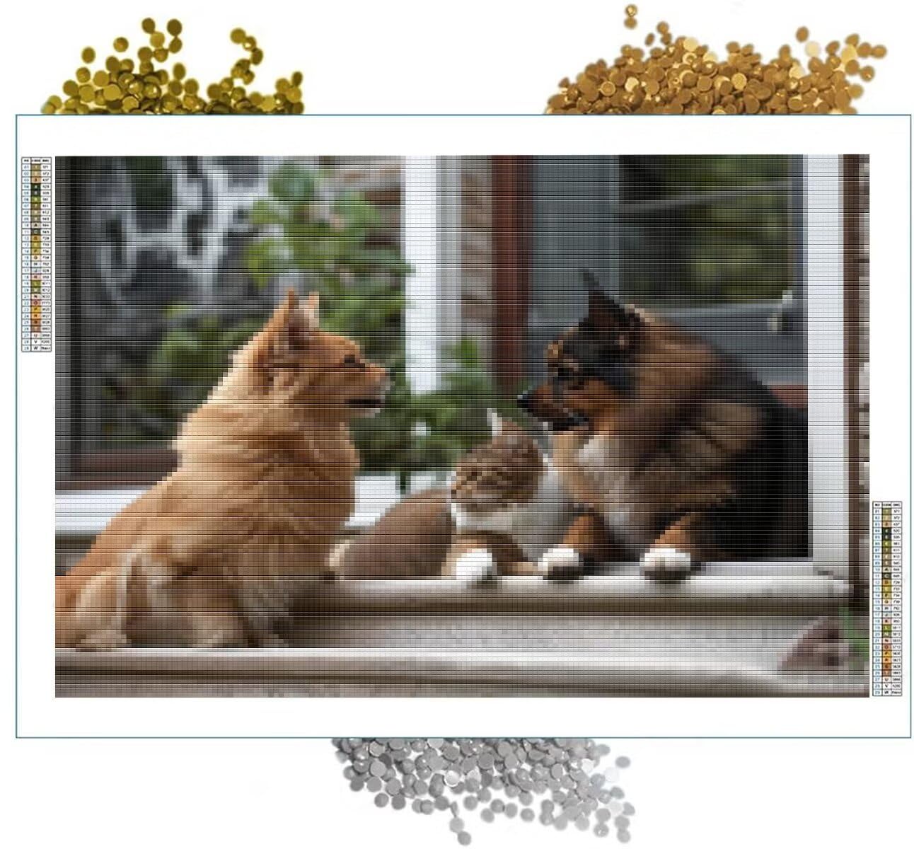 Diamond Painting Personalizzato, Kit Completo Pittura Diamante Foto Personalizzata, 5D Diamond Painting Con Foto Idea Regalo per la Decorazione di Arte Domestica, Diamante Quadrato/Rotondo 70x90cm R43
