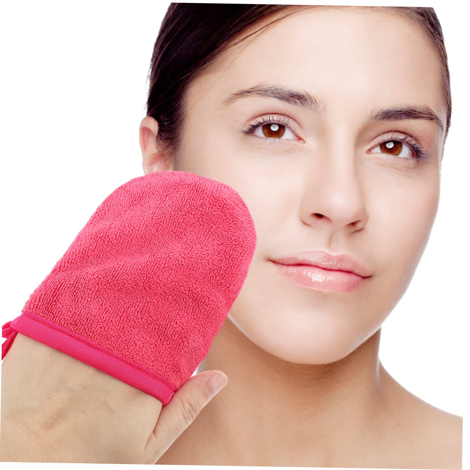 16stücke Mikrofaser Gesichtsreinigungshandschuhe Wiederverwendbare Abschminkhandschuhe Für Sanfte Hautpflege Zum Entfernen Von Make-up Und Gesichtsreinigung Weich Und