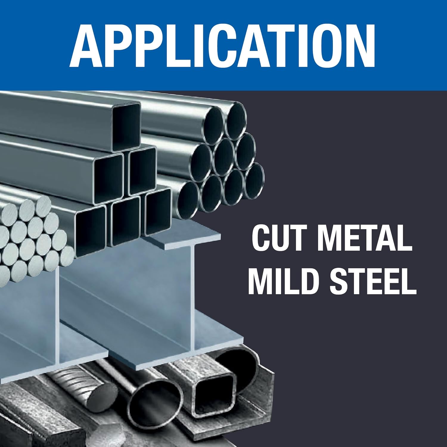 Mercer Industries 721001 52-Tooth Professional Grade C-6 Carbide Blade for Mild Steel, 10" x 1", 5/8",Silver, 1 Blade