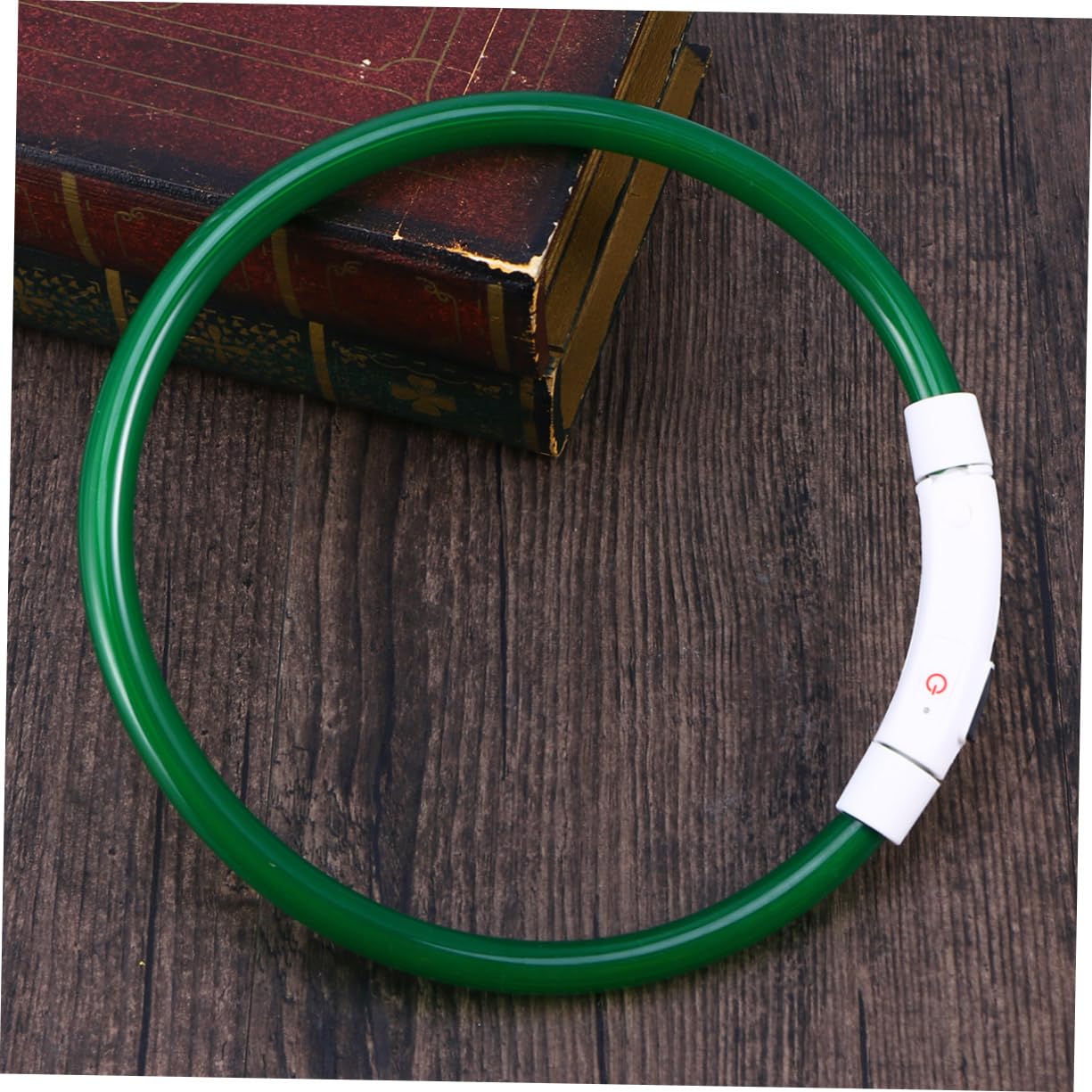 Housoutil 3pezzi Collare Led Ricaricabile Per Cani Con Luce Lampeggiante Usb Sicurezza Notturna Per Animali Domestici Modalità Di Illuminazione Verde Fluorescente