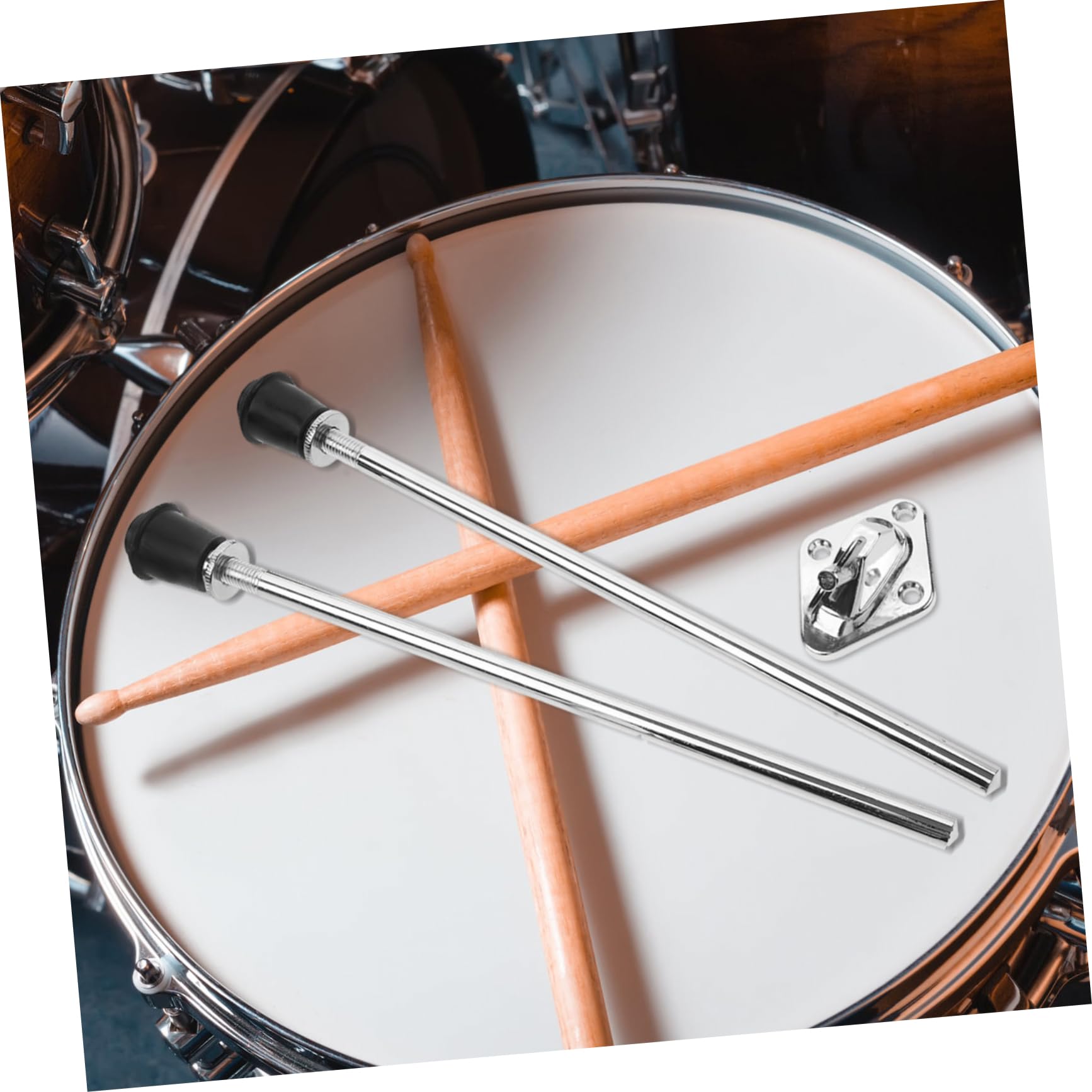 VICASKY Drum Stand Set Accessories Snare Drum Leg Mount Metal Replacement Drum Leg Easy Install Drum Pad Stand Set