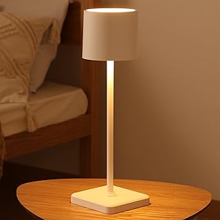 Fuji Boeki 41904 LED Table Lamp, Width 4.9 x Depth 4.9 x Height 15.4 inches 12.5 x 12.5 x 39 cm, White