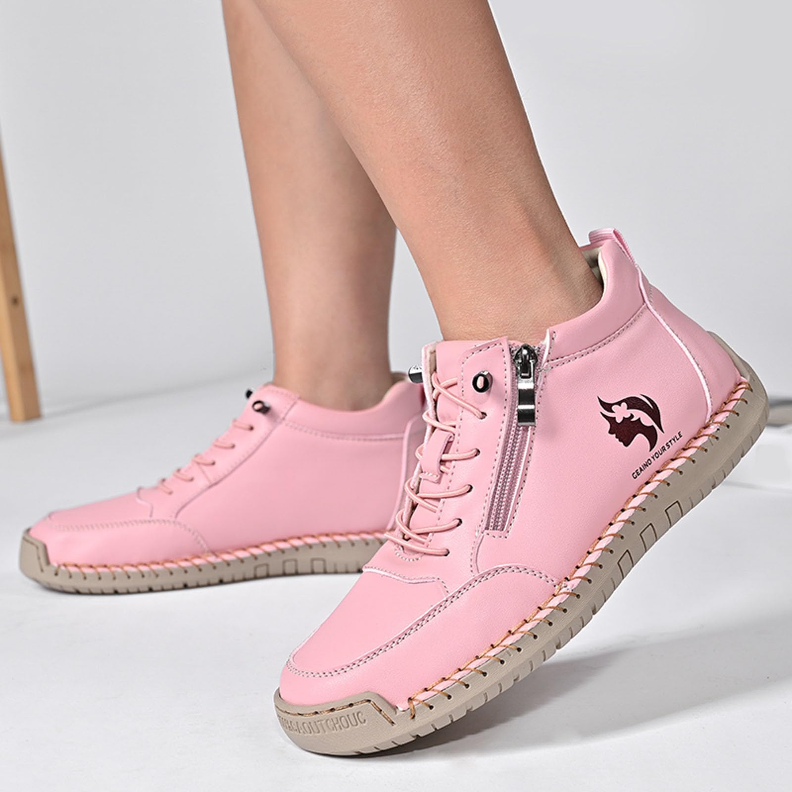 Scarpe Ortopediche da Donna Scarpe da Casa per Corsa e Tennis Urbani Camminare Correre per Escursionismo con Suola Morbida alla Moda Traspirante e Confortevole Lightweight Elastic Sneakers