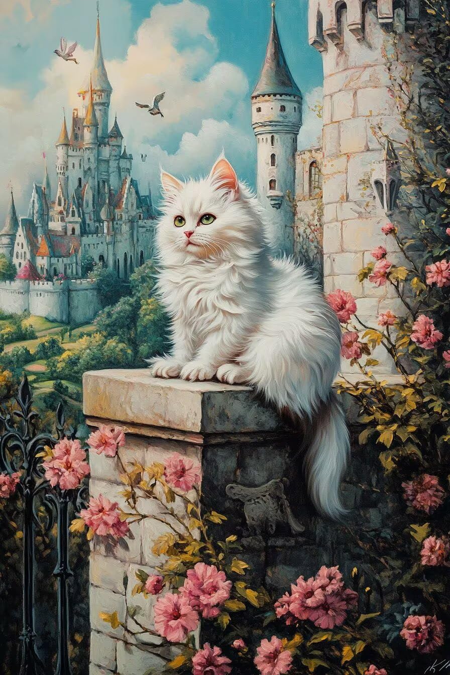 Kit Diamond Painting 70x100cm Fleurs et Animaux Mosaïque 5D - 8