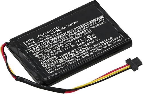 Synergy Digital Batería GPS, compatible con TomTom Go 610 GPS, (iones de litio, 3.7 V, 1100 mAh), ultra alta capacidad, repuesto para batería TomTom