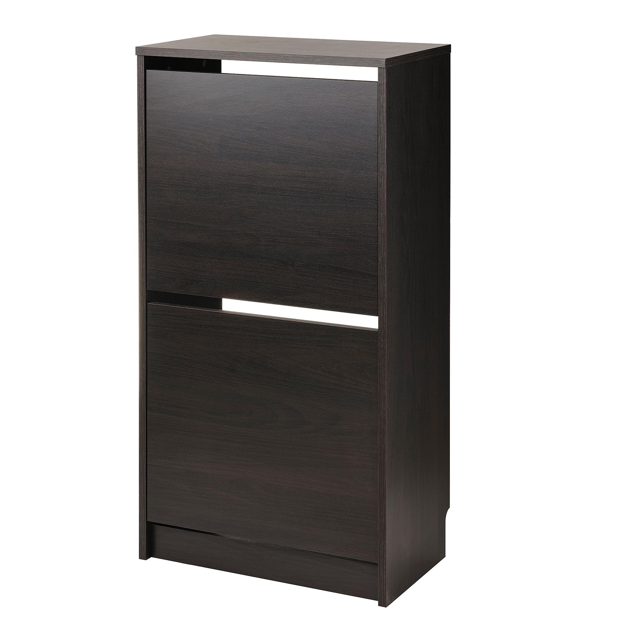 IKEA BISSA Venge Ayakkabı Dolabı 49x28x93 cm 2 Bölmeli venge…
