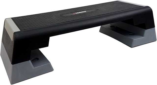 VIAVITO Adjustable 3 Level Aerobic Stepper Fitness Step Exercise Platform