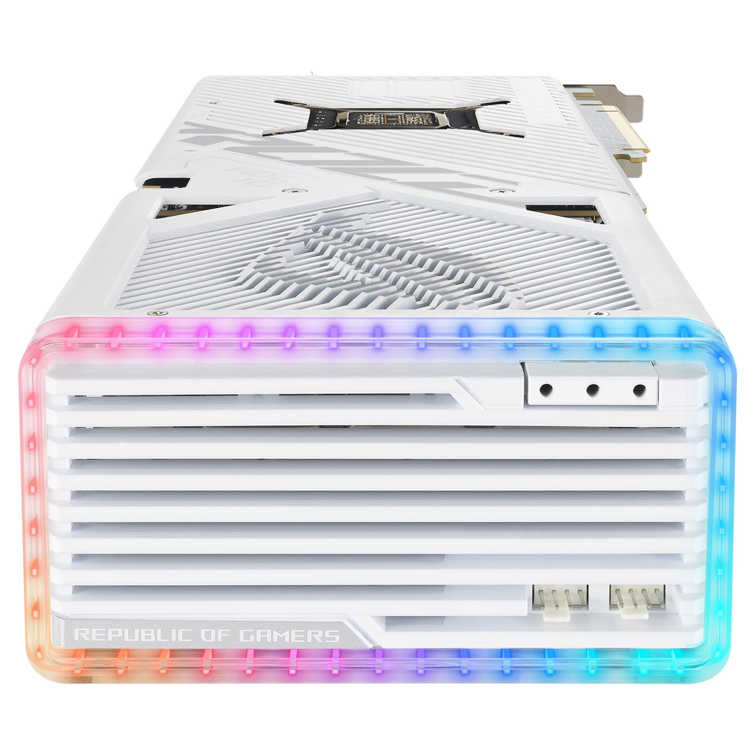 ASUS ROG Strix NVIDIA GeForce RTX 4080 SUPER OC Edition Scheda Grafica 16 GB GDDR6X, 256 Bit, PCIe 4.0, HDMI, DisplayPort, Bianco, ROG-STRIX-RTX4080S-O16G-WHITE