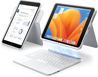 HOU 360° drehbare abnehmbare Tastaturhülle für iPad 7./8./9. Generation
