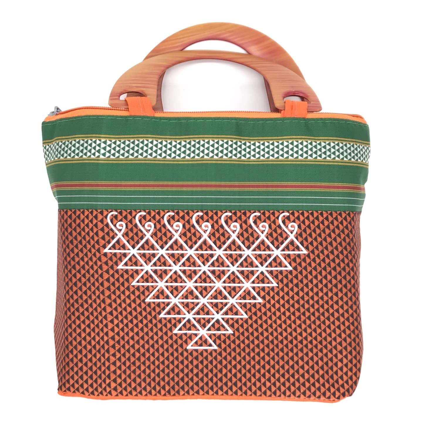 srishopify handicrafts Top Handle Bags For Women Traditional Design Small Hand Bag For Girls Mini Soft Silk Ladies Handheld Bags Return Gifts For Women For Pooja 8 Inch Orange (B0BZ52KRZV) Amazon Price History, Amazon Price Tracker