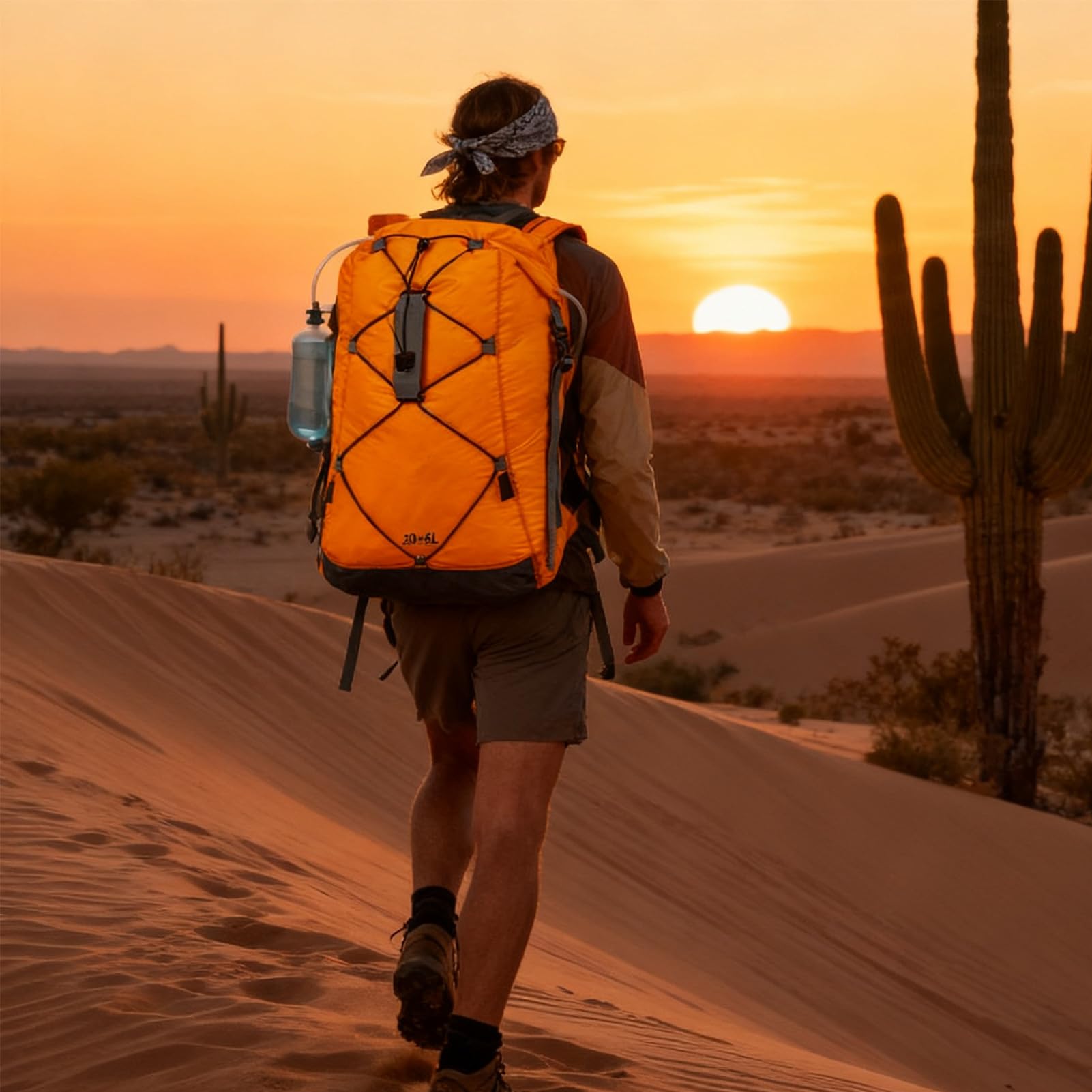 Plecak Turystyczny Wodoodporny Składany Z Miejscem Na Paski Naramienne | Plecak Outdoor Camping Turystyczny Dla Mężczyzn I Kobiet Turystyka Wędkarstwo Podróżowanie Trekking Wspinaczka Sport Biegan