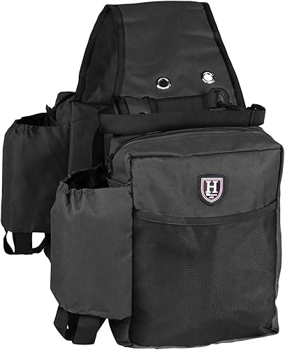 Harrison Howard Bolsa de sillín ecuestre occidental para caballos