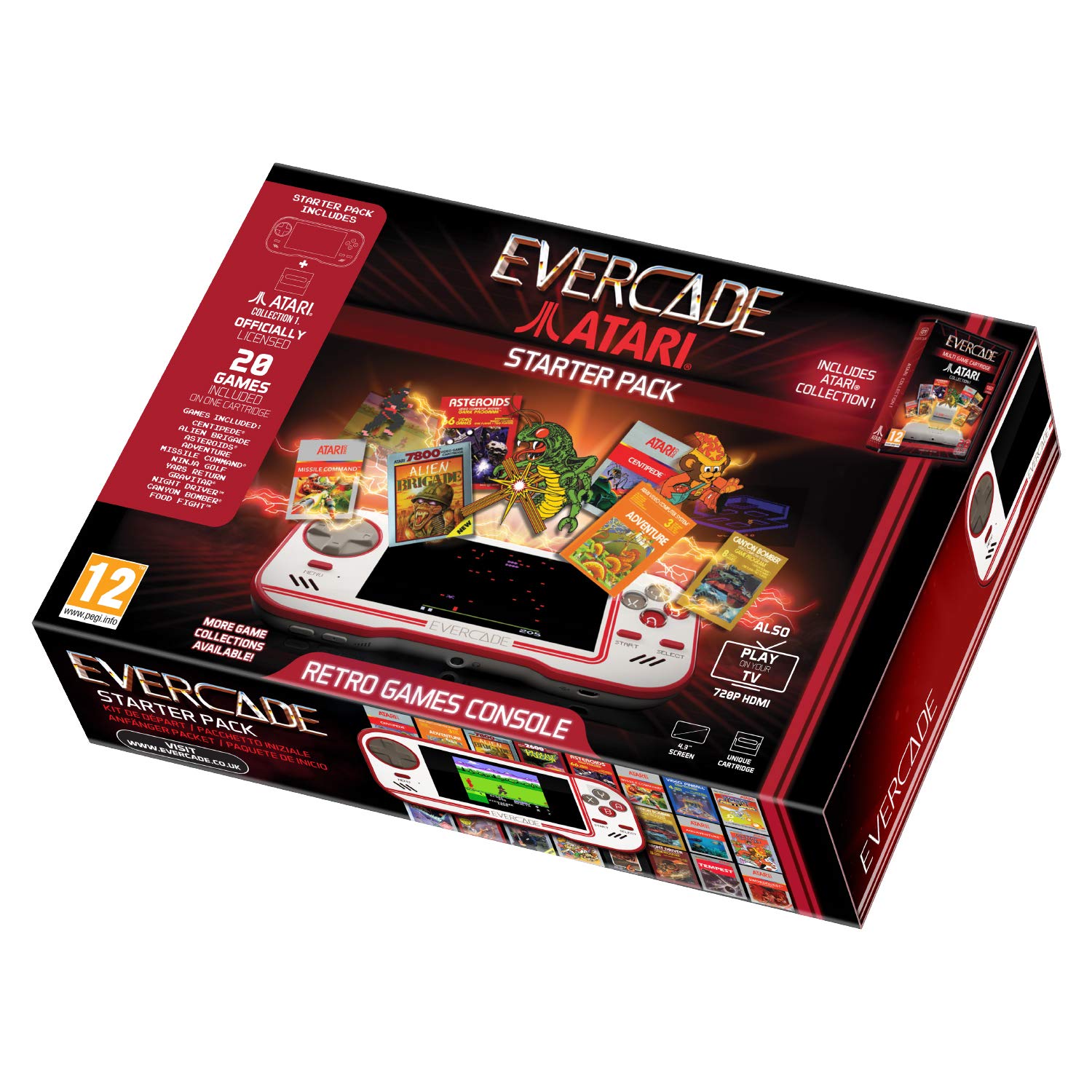 Amazon.com: Evercade Starter Pack Includes Atari Cartridge