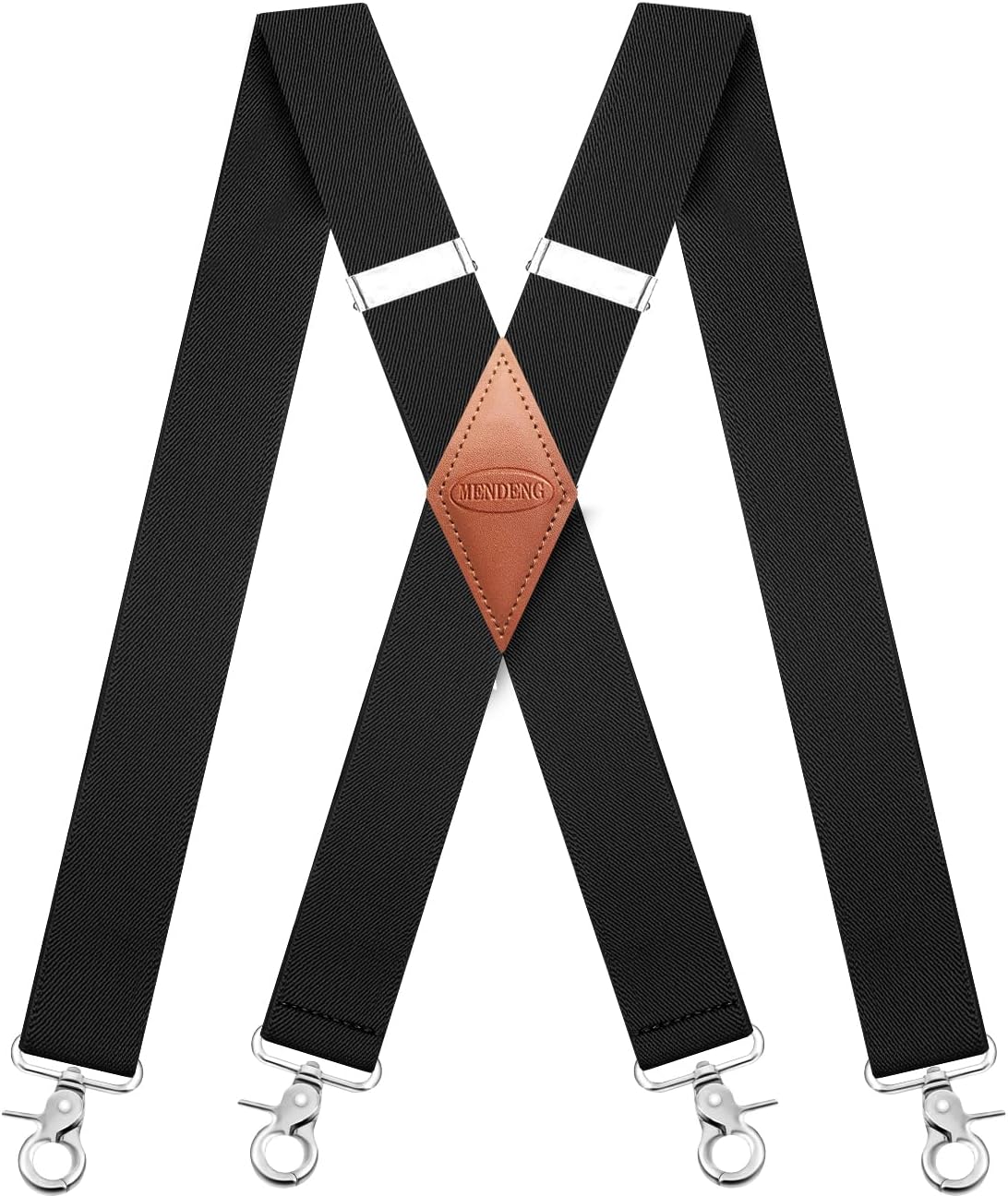 Suspenders for Men Vintage Bronze Snap Hooks Adjustable Braces Groomsmen