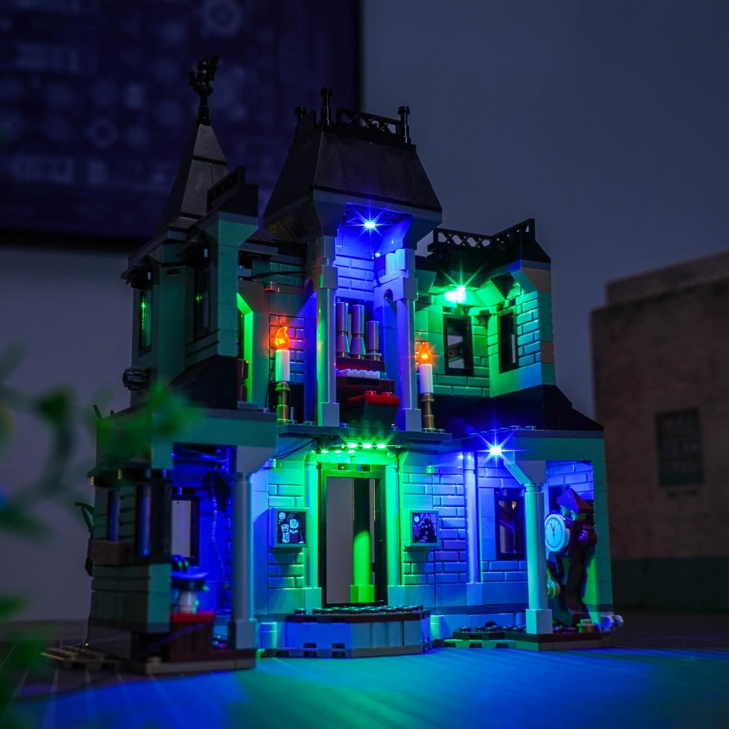 Upgraded Led Light Kit Compatible with Lego Haunted Mansion Building Set, Music Version Compatible with Lego 31167 (Model Not Included)