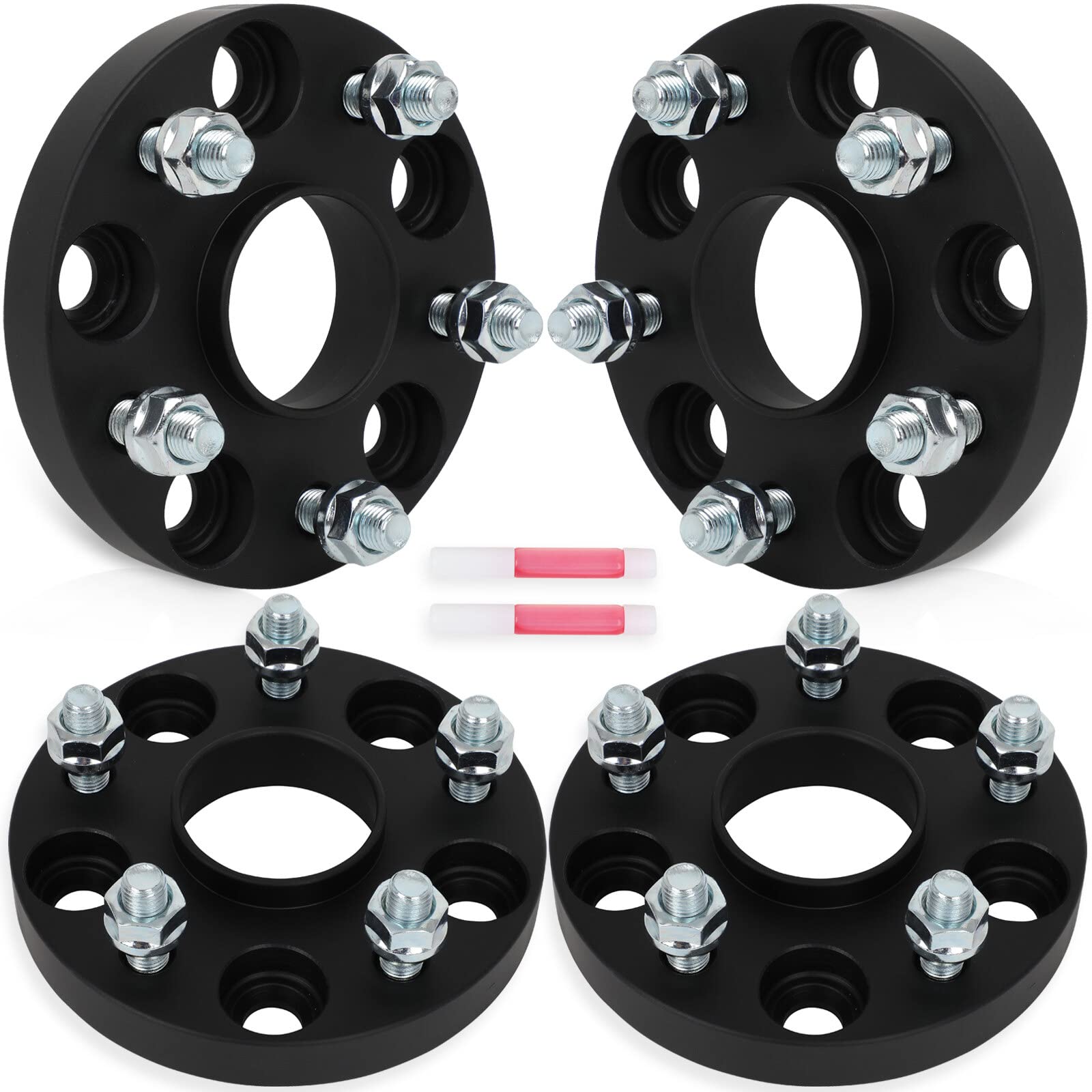 SCITOO 4Pcs 5x4.5 Wheel Spacers 20mm for Ford Black 60.1mm Wheel Adapters