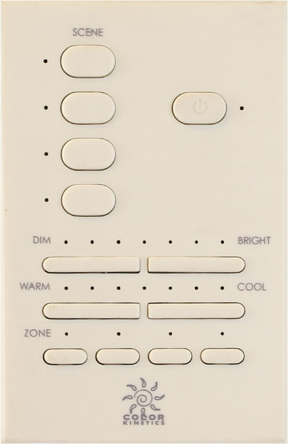 Color Kinetics 503-000001-01 iW Scene Controller, Ivory Finish