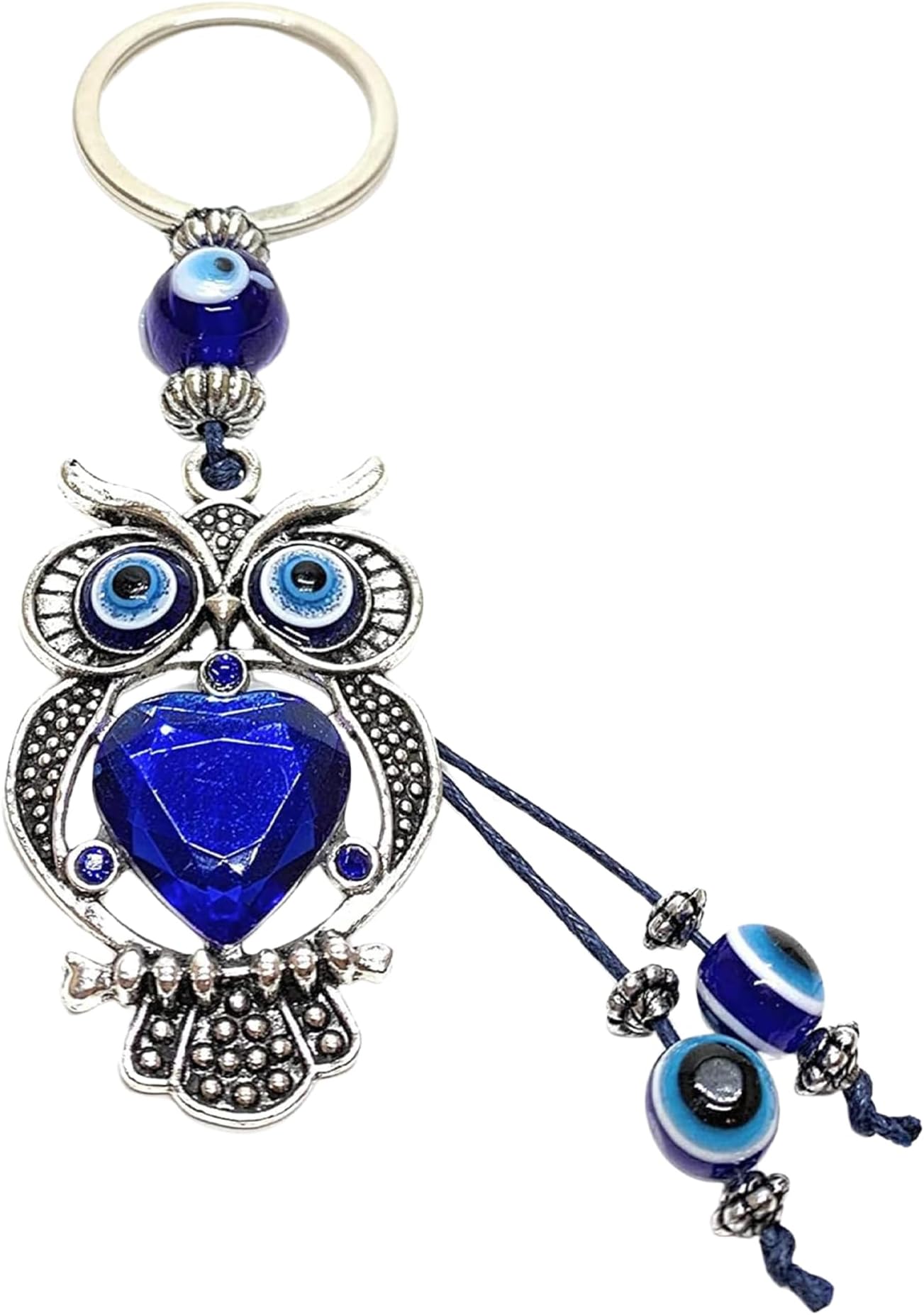 Evil Eye Animal Keychain & Protection, Evil Eye Car Hanging Ornament, Rear View Mirror Accessories, Home Decor