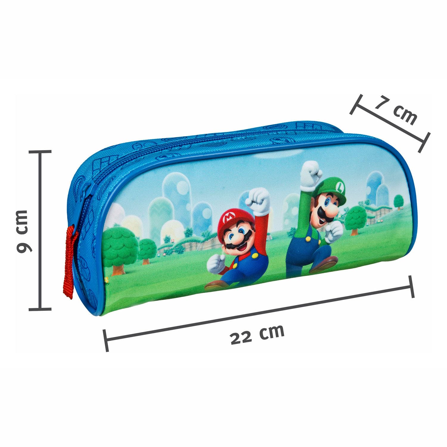 Undercover 6600000027 - Piórnik Super Mario - Piórnik Undercover z motywem Super Mario, wykonany z poliestru