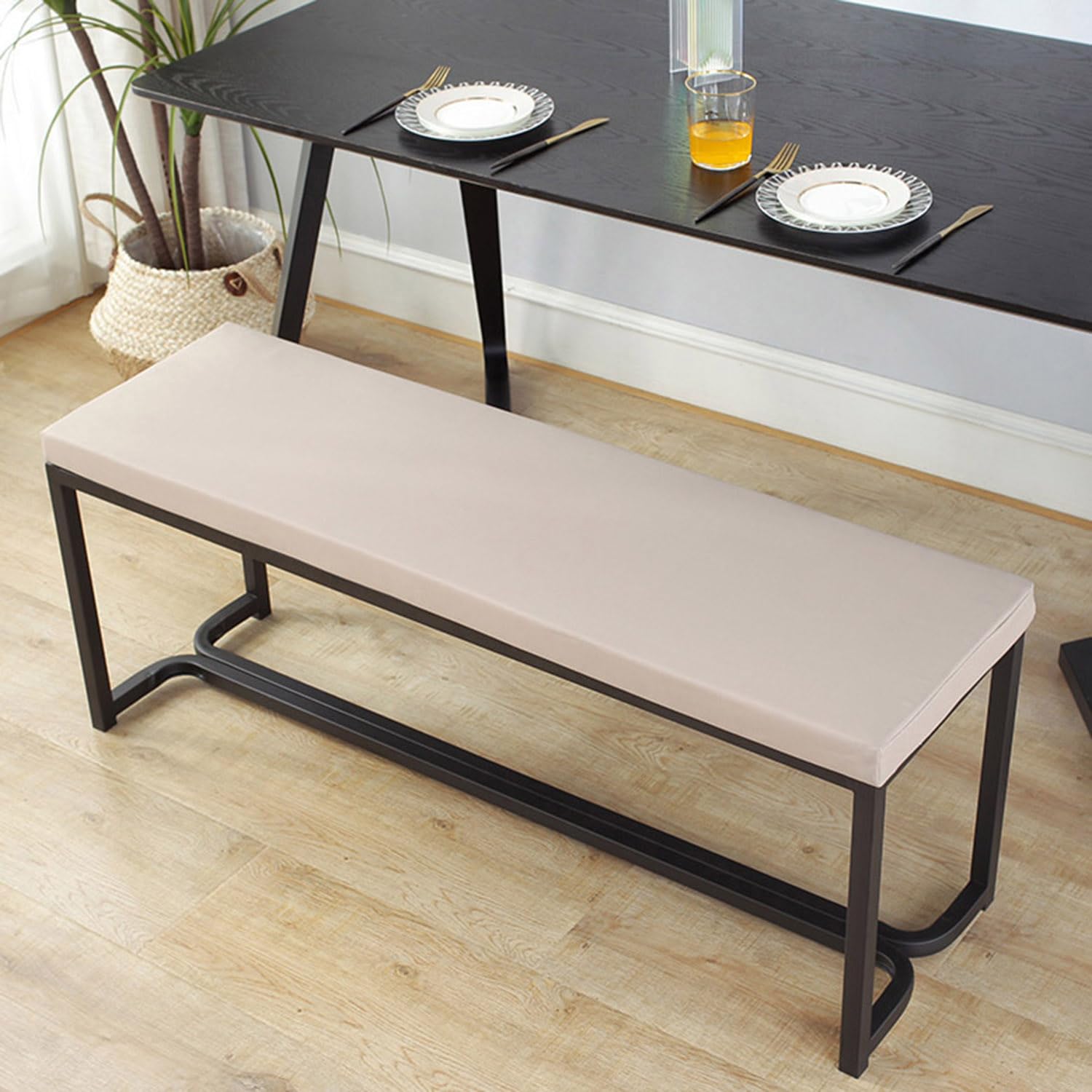 Sangles épaisses imperméables pour banc de jardin 23 places - Utilisation en intérieur et extérieur - 70 x 40 x 5 cm - Marron - Parfait pour terrasse, balancelle, maison et cour