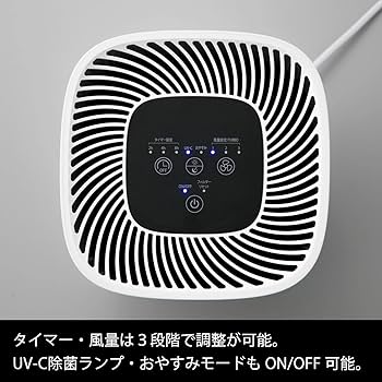 サンカ空気清浄機 SAP-1200WH 脱臭 除菌 花粉 PM2.5 細菌 7畳 SANKA サンカ UV-C 除菌 空気清浄機 7畳用 SAP-1200 ホワイト