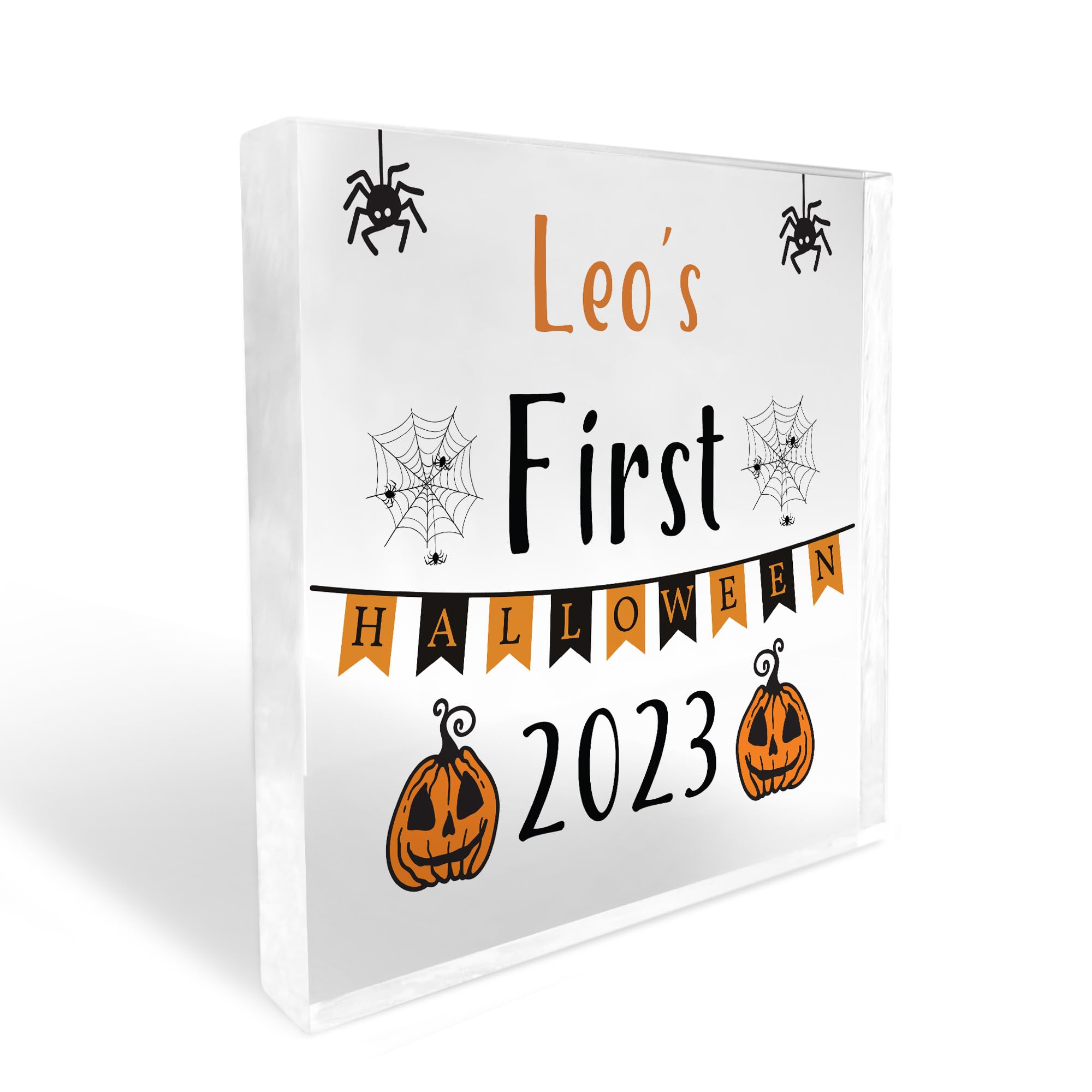 Red Ocean My First Halloween Personalised Halloween Decoration Babys First Halloween Ornament Gift For Baby Boy Girl keepsake