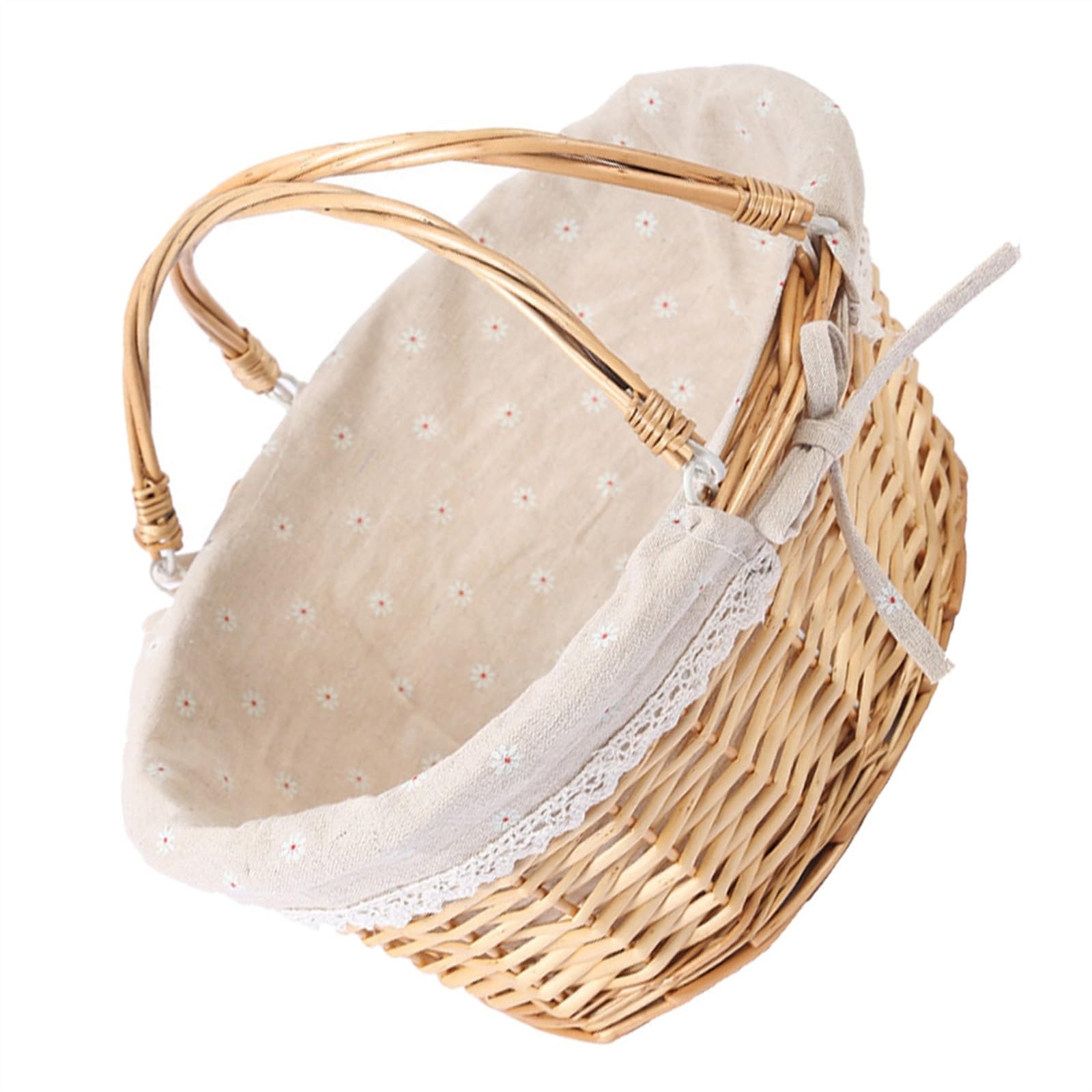 Fruit Basket Fruit Basket, Picnic, Storage Handle, Vegetable Decoration Service Fruit Basket Bowl