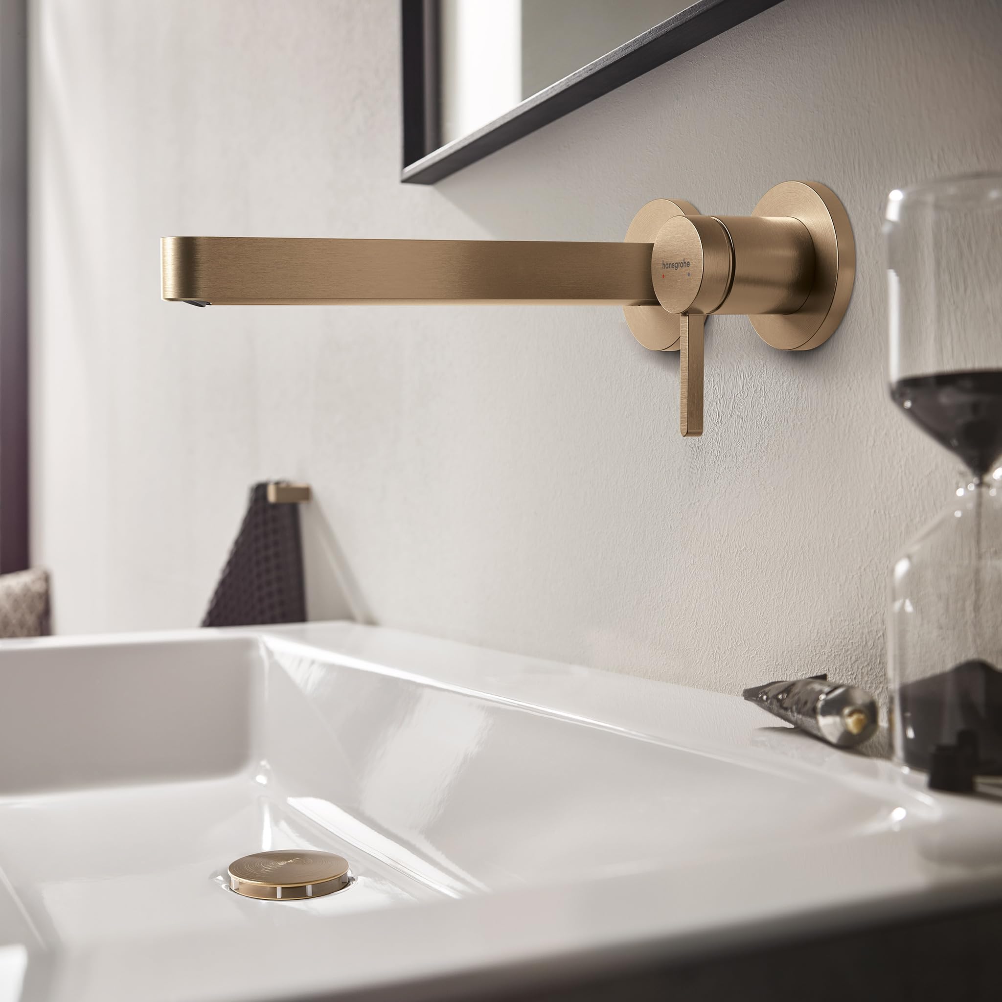 hansgrohe Zawór spustowy, niezamykany, szczotkowany brąz