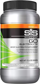 Science in Sport Go Electrolyte Energy Drink Powder, Orange Flavor Sports Performance & Endurance Supplement - 1.25 lb