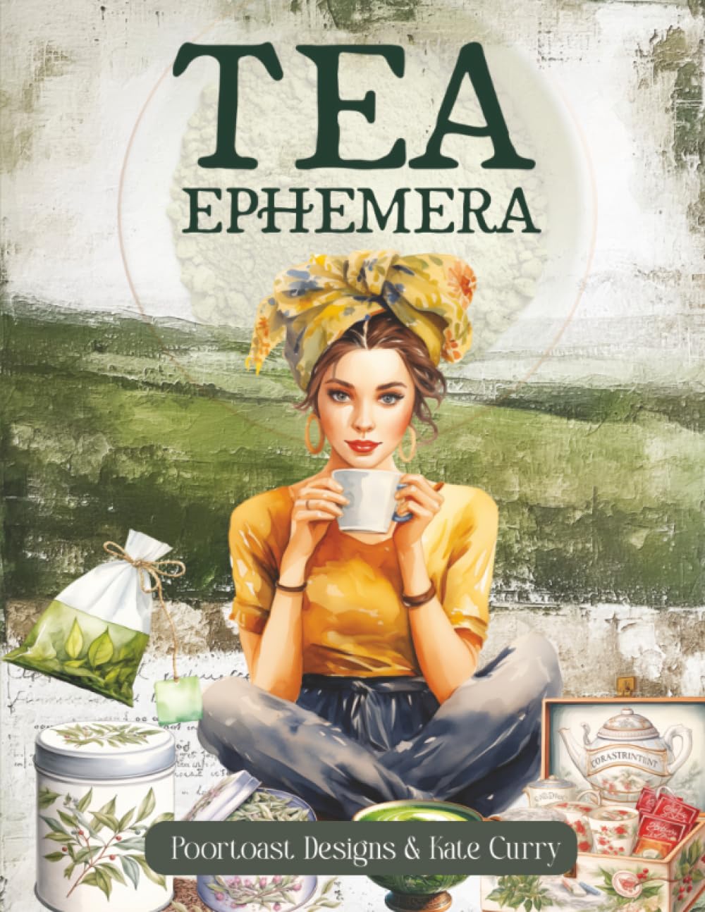 Tea Ephemera: High Quality Images Of Peoples and Drinks, For Paper Crafts, Scrapbooking, Mixed Media, Junk Journals, Collage Art, Artist Trading Cards, and More.