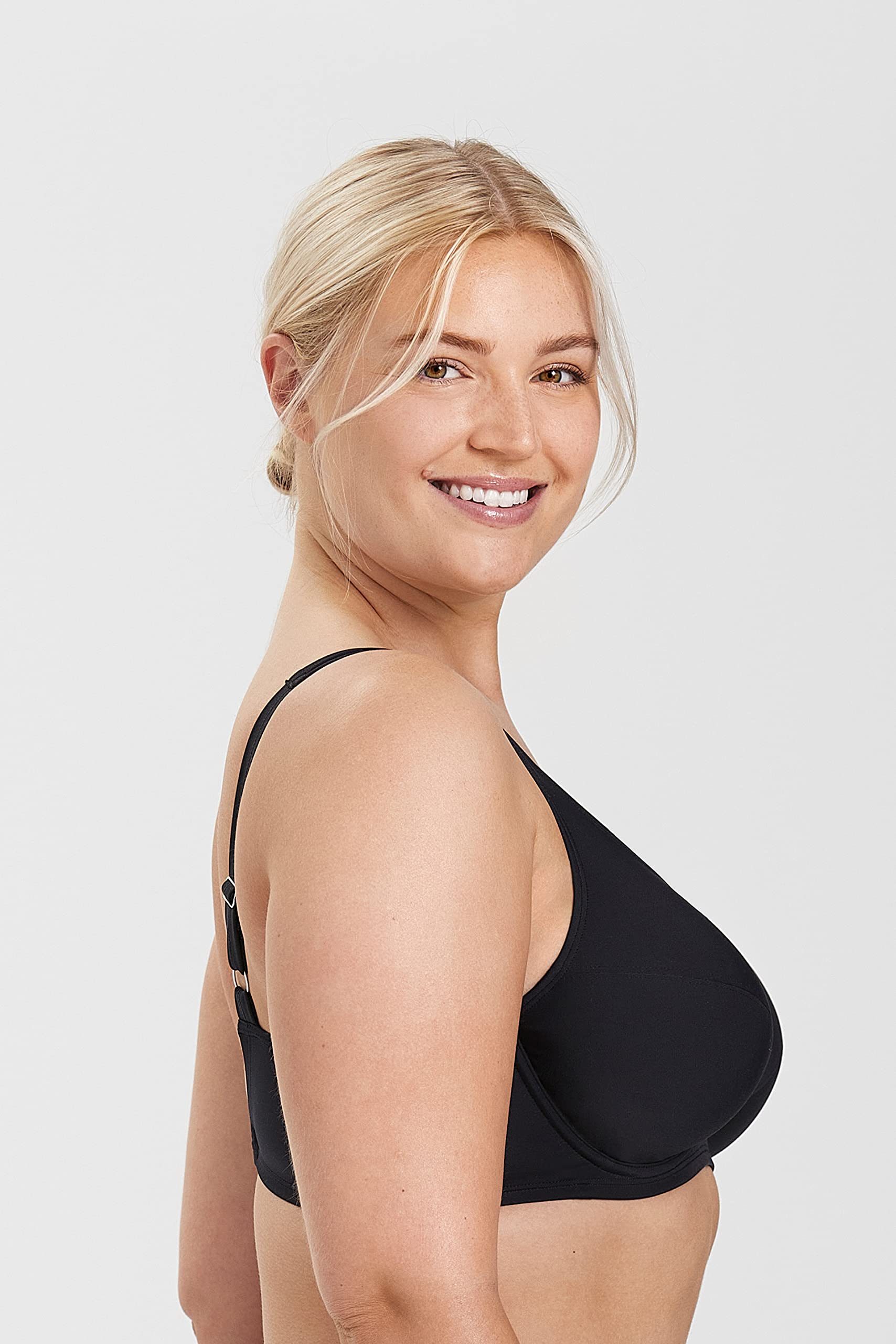 Miss Mary Biarritz Haut de Bikini Armatures Imprimé Noir et Blanc Intemporel