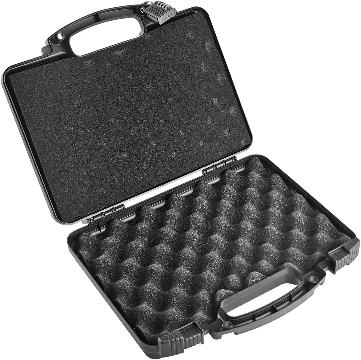 Bundle Pack of 2 | 100 Round Pistol Ammo Can with Hard Lockable Gun Case for Pistols with Combination Lock