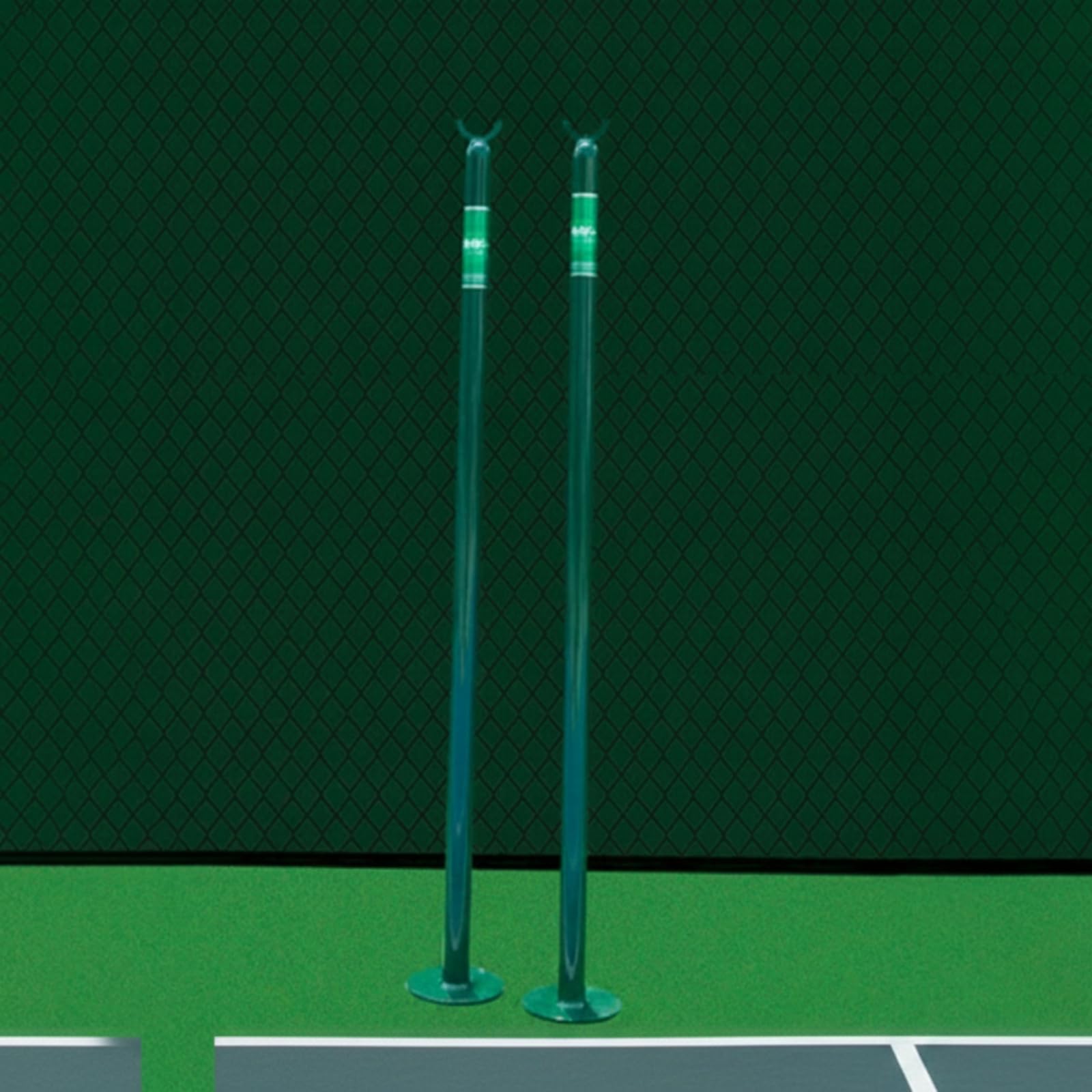 2 Pezzi Tennis con Base Circolare Resistente Alle Intemperie Palo Stabile Attrezzatura per Tennisti