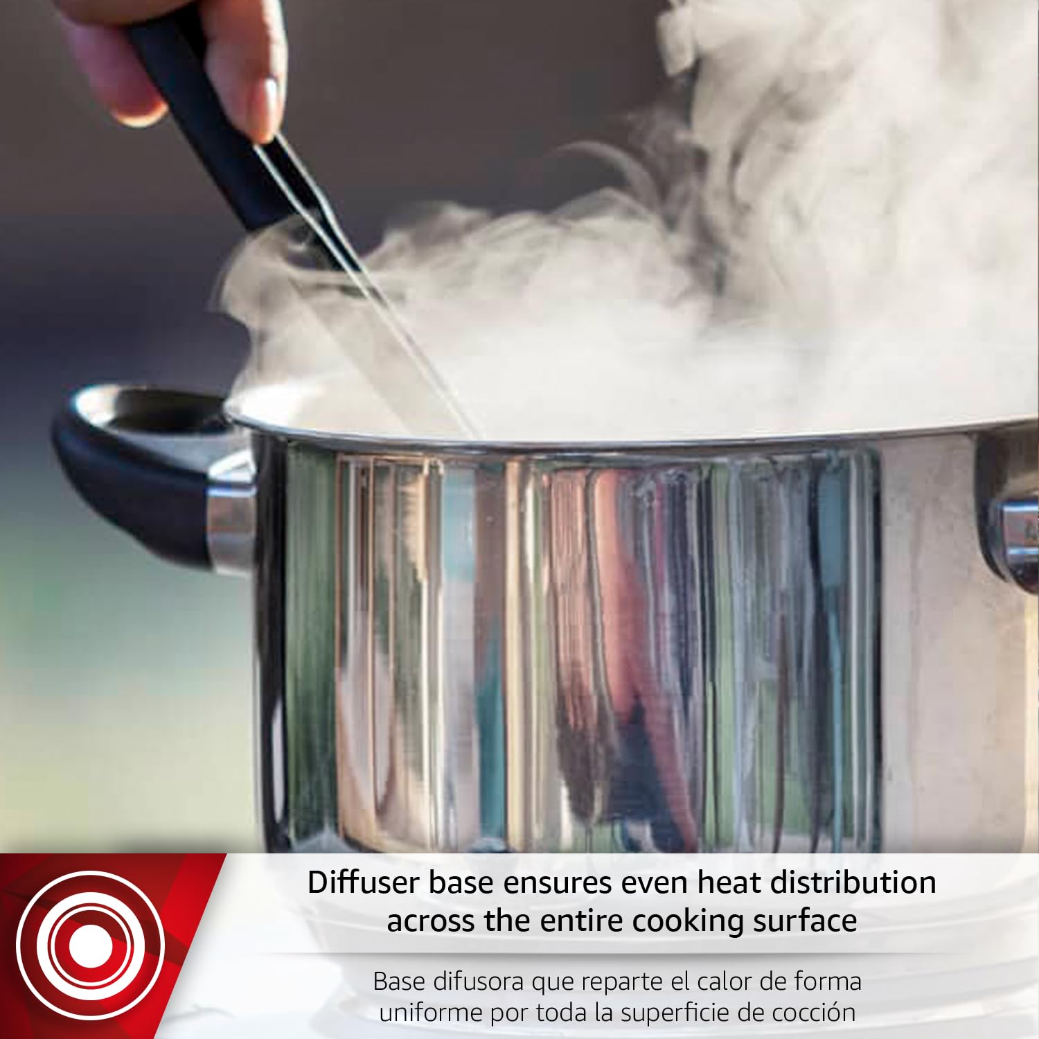 Magefesa - Royal batería de cocina, 6 piezas, fabricada en Acero Inoxidable, Compatible con Todo Tipo de Fuego, INDUCCIÓN. Fácil Limpieza y Apta lavavajillas