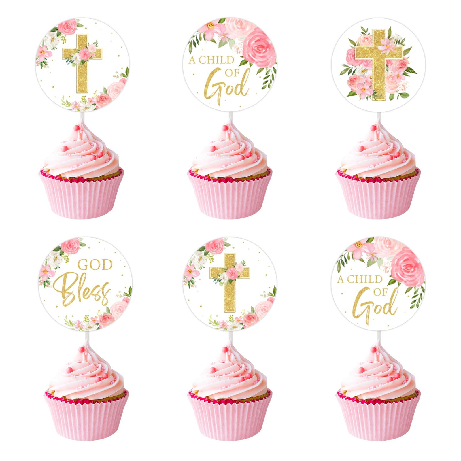 Amazon.com: Cheereveal 36 PCS Baptism Cupcake Toppers Pink Gold, God Bless Cross Cupcake Picks First Holy Communion Christening Cupcake Decorations, Christian Religious Baby Shower Birthday Party Supplies : Grocery & Gourmet Food amazon-com-cheereveal-36-pcs-baptism-cupcake-toppers-pink-gold-god-bless-cross-cupcake-picks-first-holy-communion-christening-cupcake-decorations-christian-religious-baby-shower-birthday-party-supplies-grocery-gourmet-food