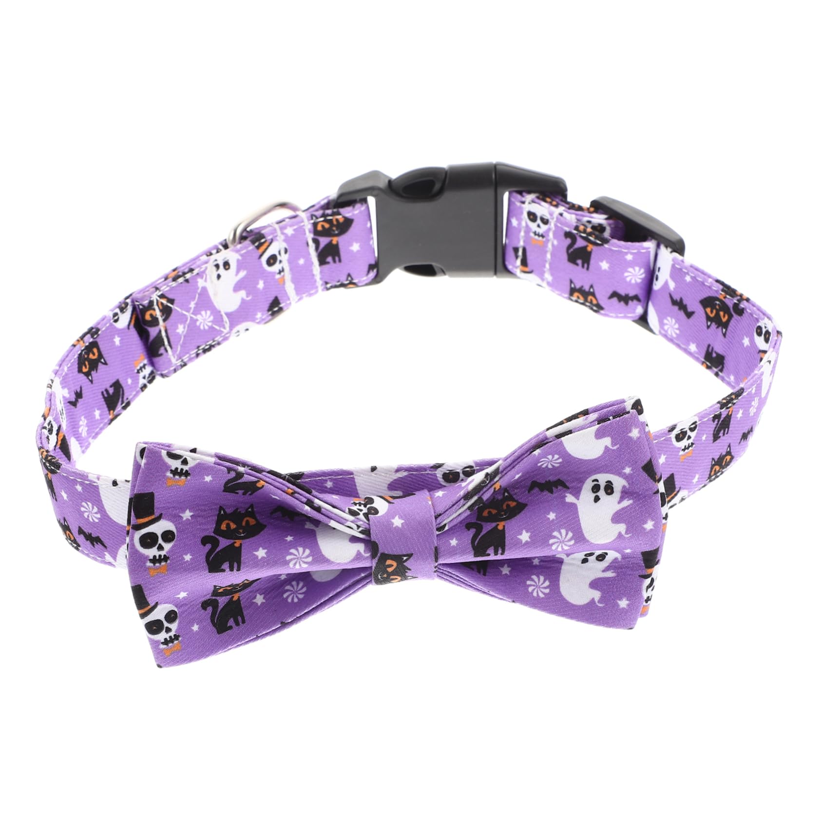 HANABASS 3stücke Dekorativer Halloween Katzenhalsband Mit Abnehmbarem Schleifen-Design Leicht Verstellbar Für Haustierpartys Und Festliche Anlässe