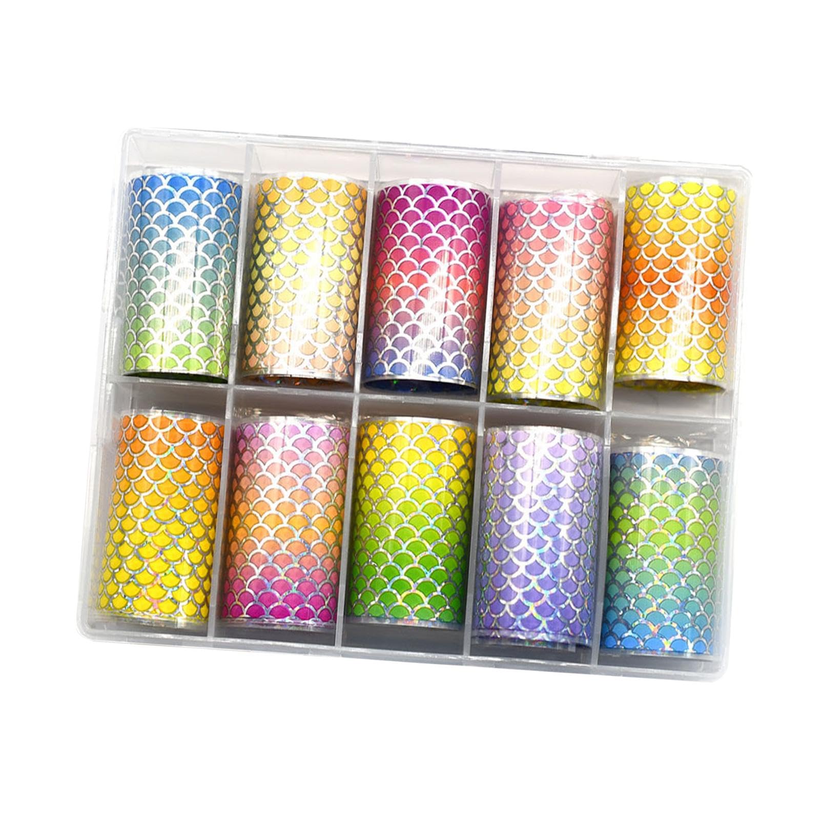 10x Fishing Lure Sticker Flash Materials Fake Fish Scales Sticker for Crafts-image-44