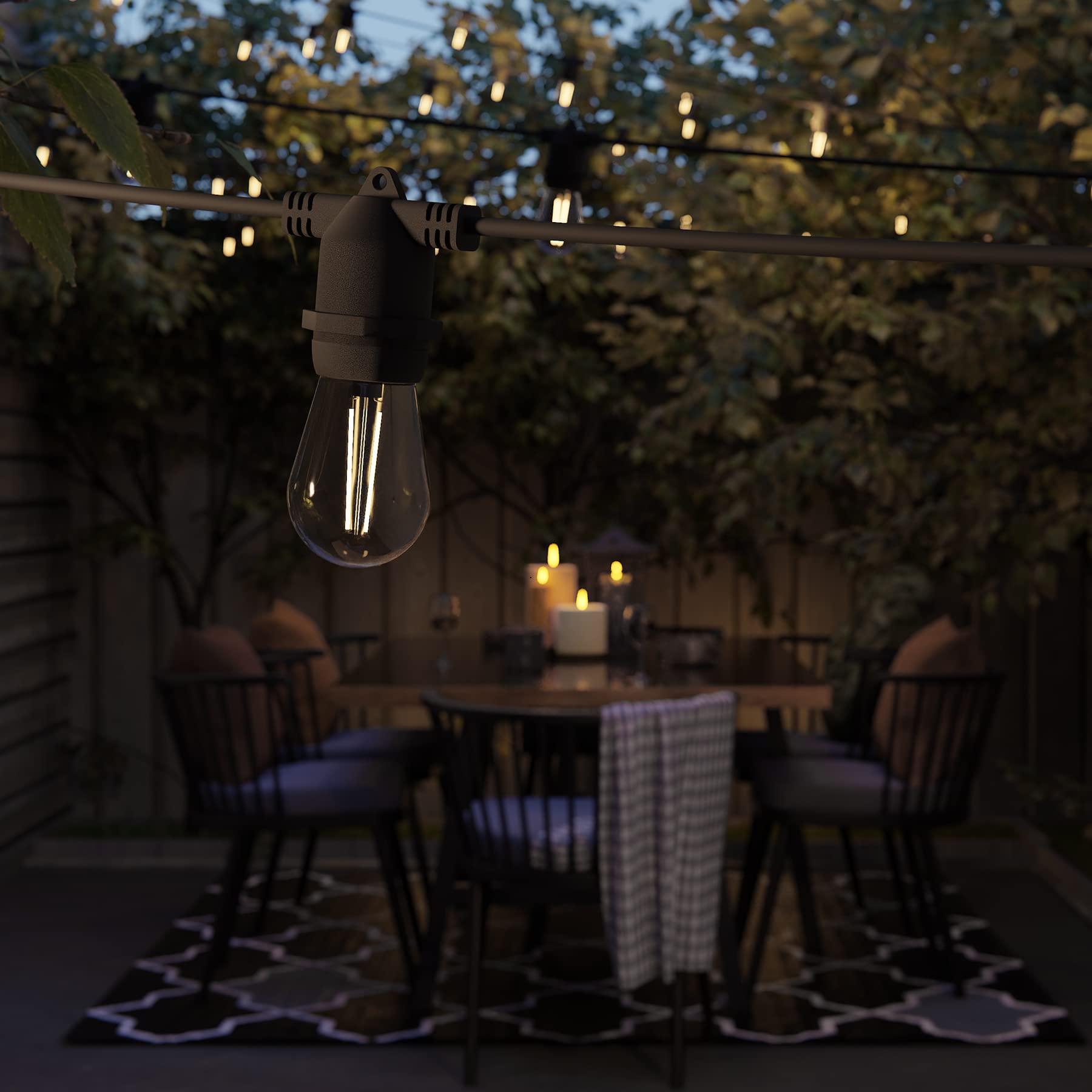 Hombli Lichterketten-Erweiterung für Outdoor-Lichterkette, wetterfest, 5 m | App-Steuerung, Outdoor Extension, Beleuchtung für Garten, Automatisierung, niederländische Marke für dein Smart Home