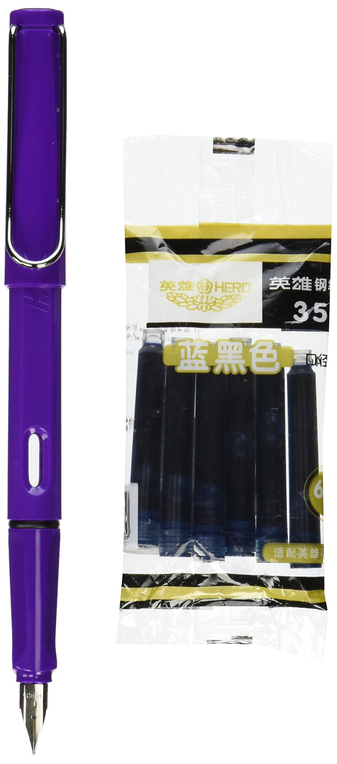 Classic Fine Nib Fountain Pen Purple