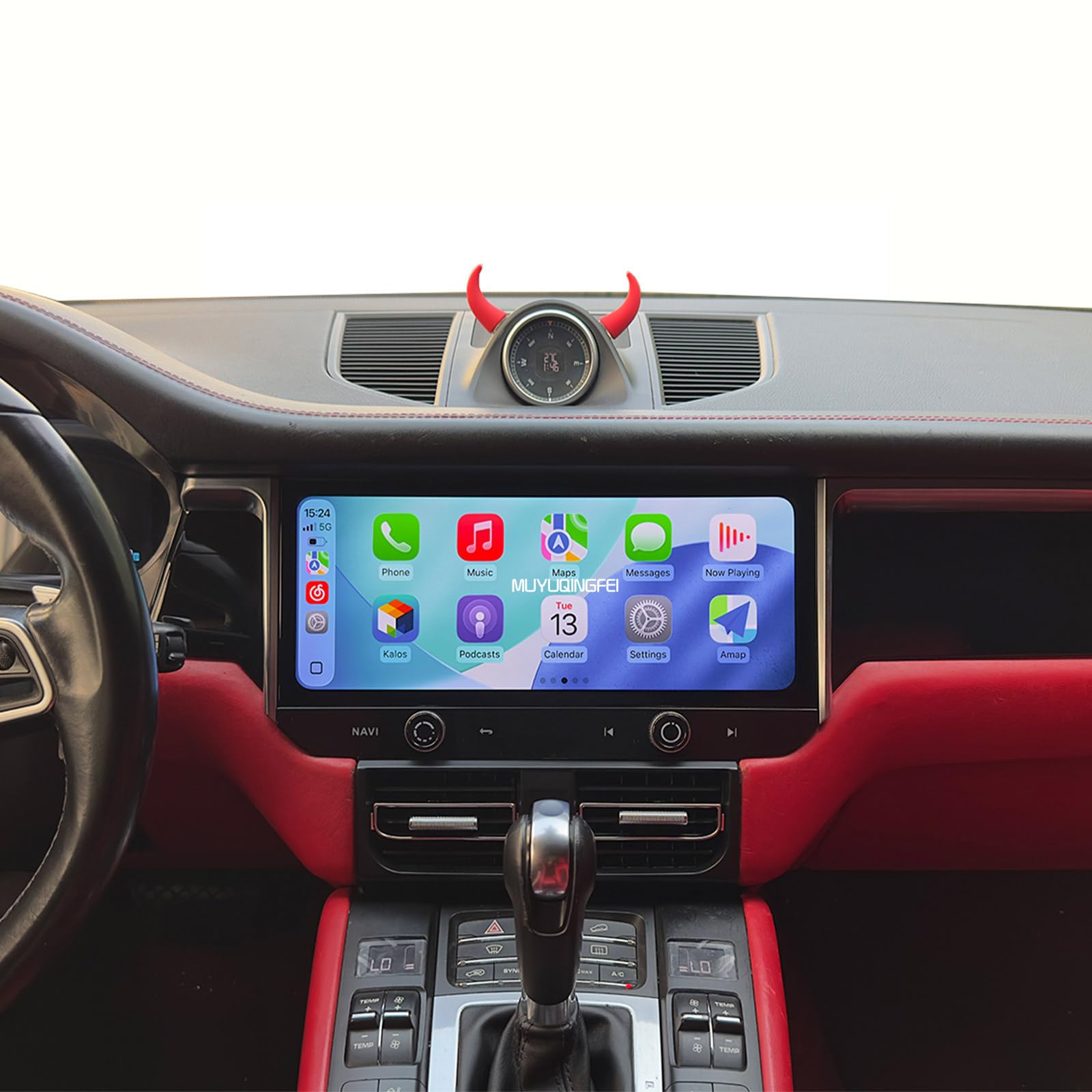 Android Screen Upgrade for Porsche Macan 2014-2017 Touch Screen Replacement 12.3 inch Multimedia Player GPS Navigation Carplay fit for PCM3.1 & PCM4.0 (64, GB)